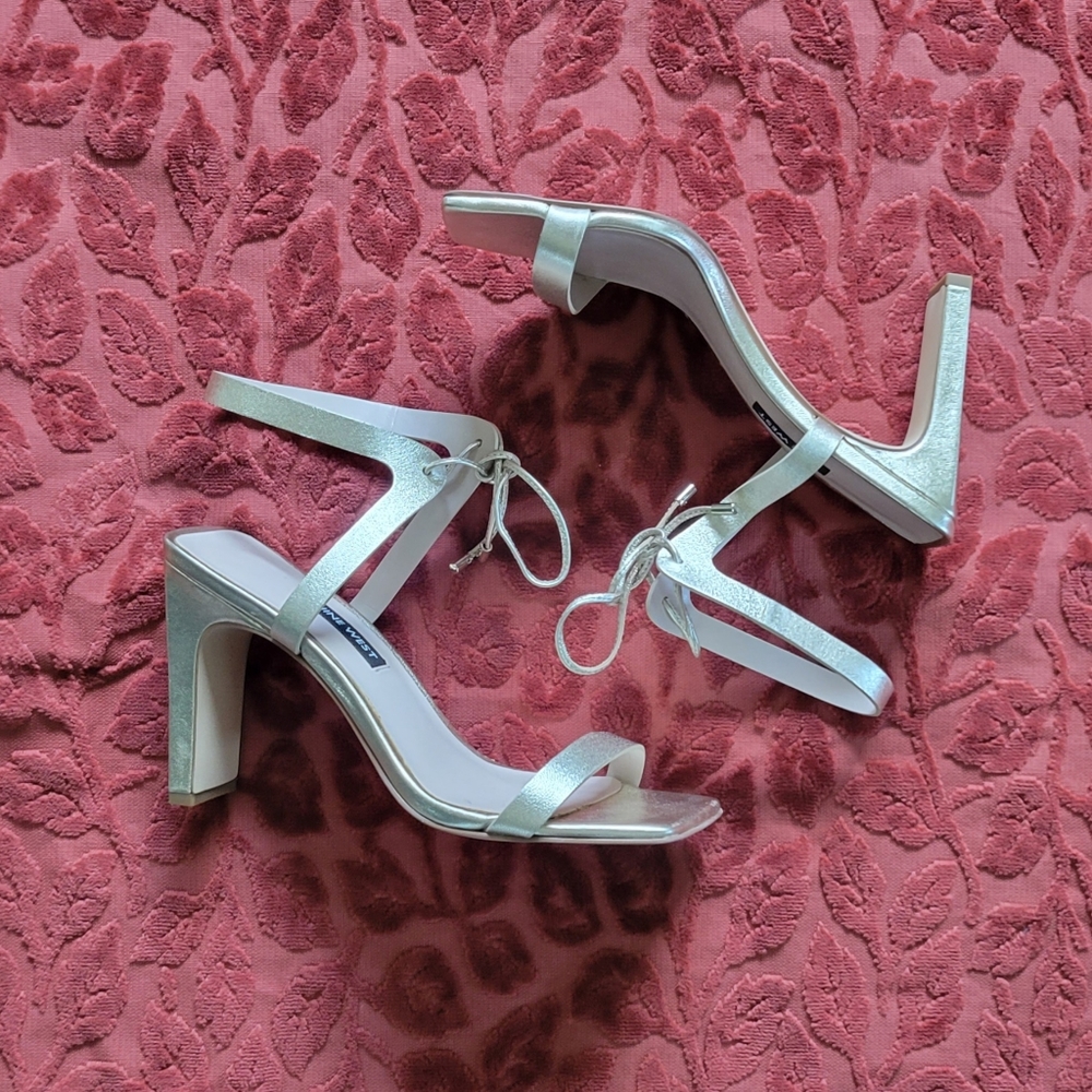CK strappy square toe heel